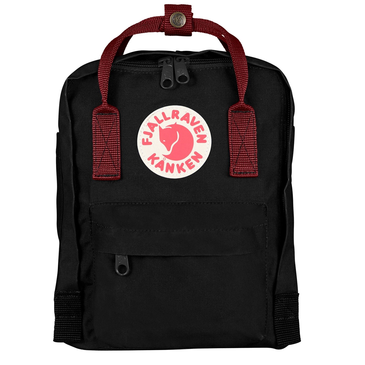 Kanken Mini Noir Ox Red