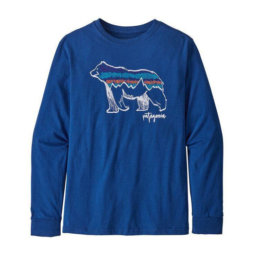 Enfant Graphic Organic Cotton Superior Blue-Patagonia-Bearco.fr