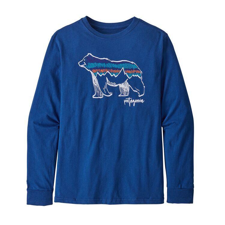 Enfant Graphic Organic Cotton Superior Blue-Patagonia-Bearco.fr