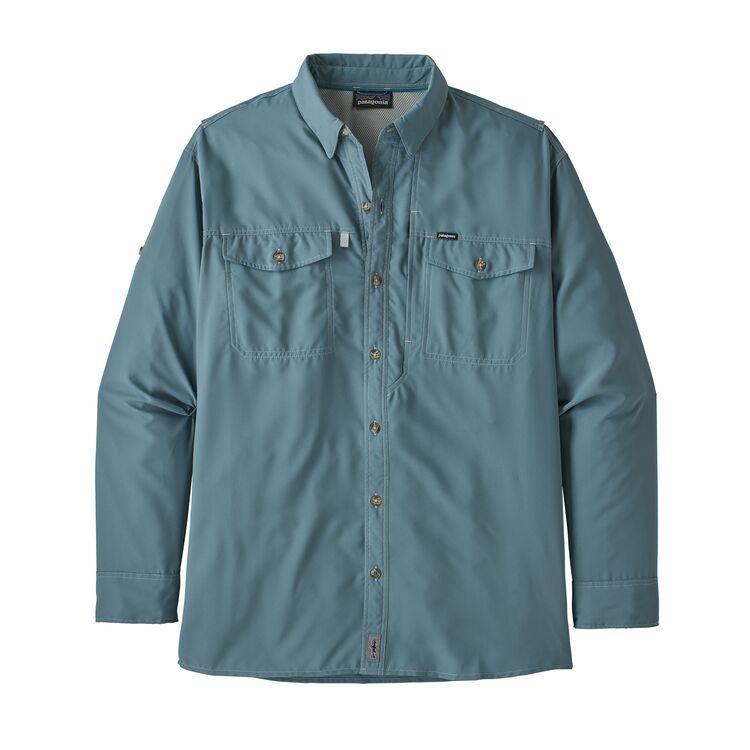 Homme Long-Sleeved Sol Patrol II Bleu-Patagonia-Bearco.fr