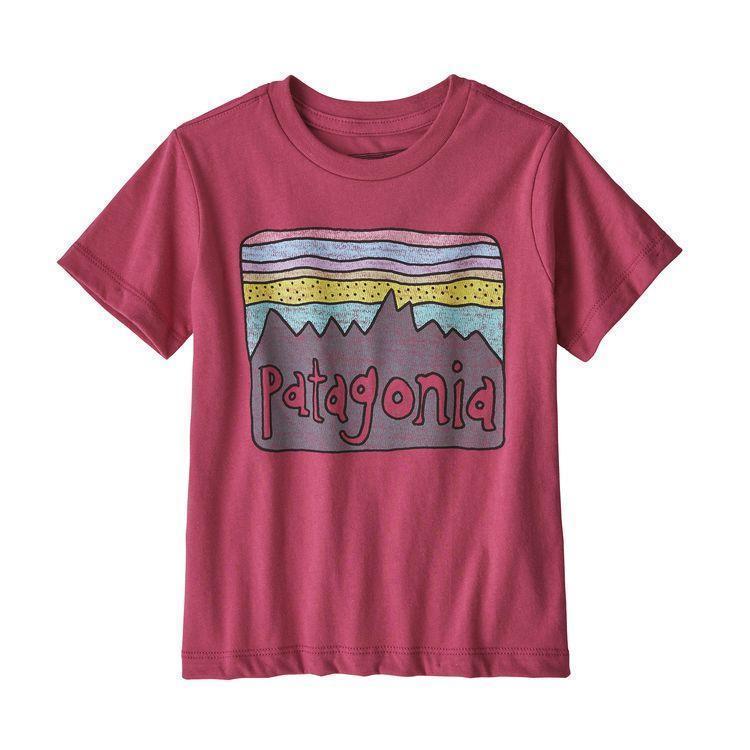 Bébé Enfant fitz Roy Skies Organic Cotton T-Shirt-Patagonia-Bearco.fr