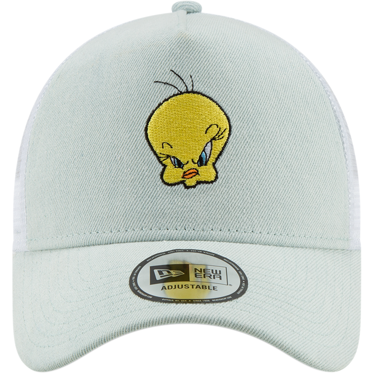 Casquette TITI Character Trucker Bleu Wash Blanc-New Era-Bearco.fr