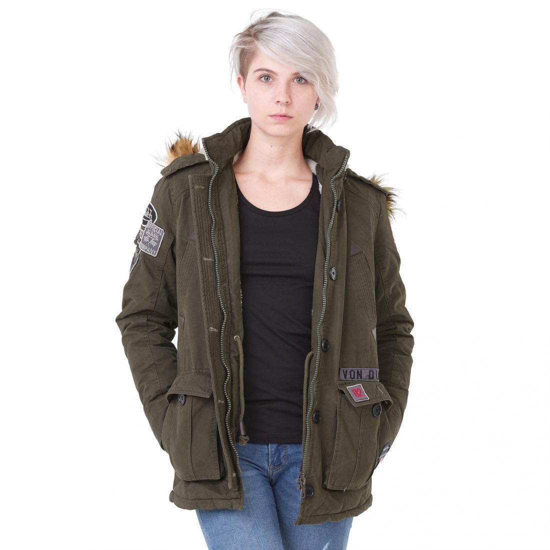 Fourrure Amovible jacket-Von Dutch-Bearco.fr