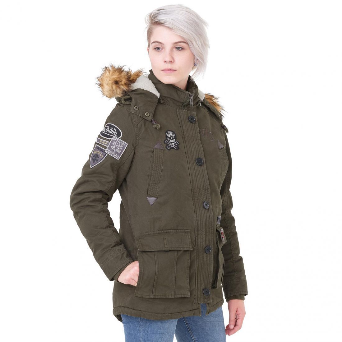 Fourrure Amovible jacket-Von Dutch-Bearco.fr