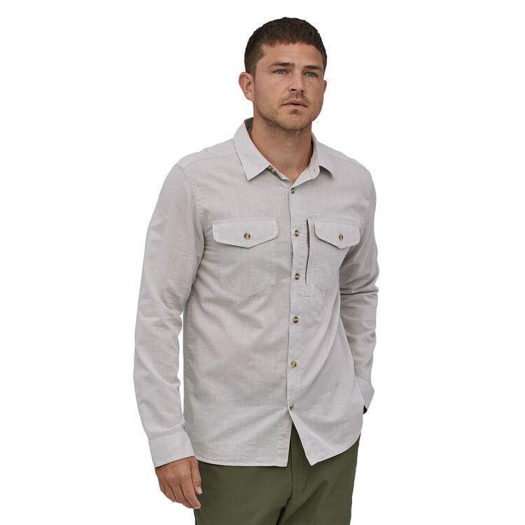 Homme Long-Sleeved Cayo Largo II Gris-Patagonia-Bearco.fr