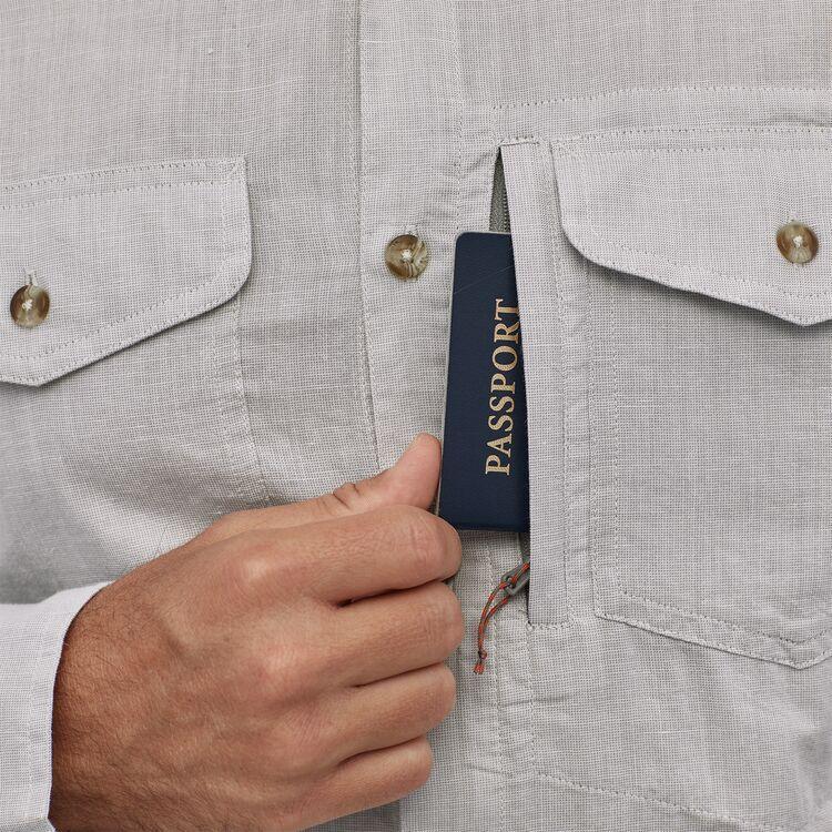 Homme Long-Sleeved Cayo Largo II Gris-Patagonia-Bearco.fr