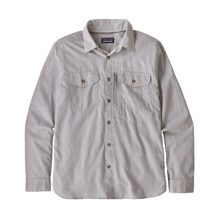 Homme Long-Sleeved Cayo Largo II Gris-Patagonia-Bearco.fr