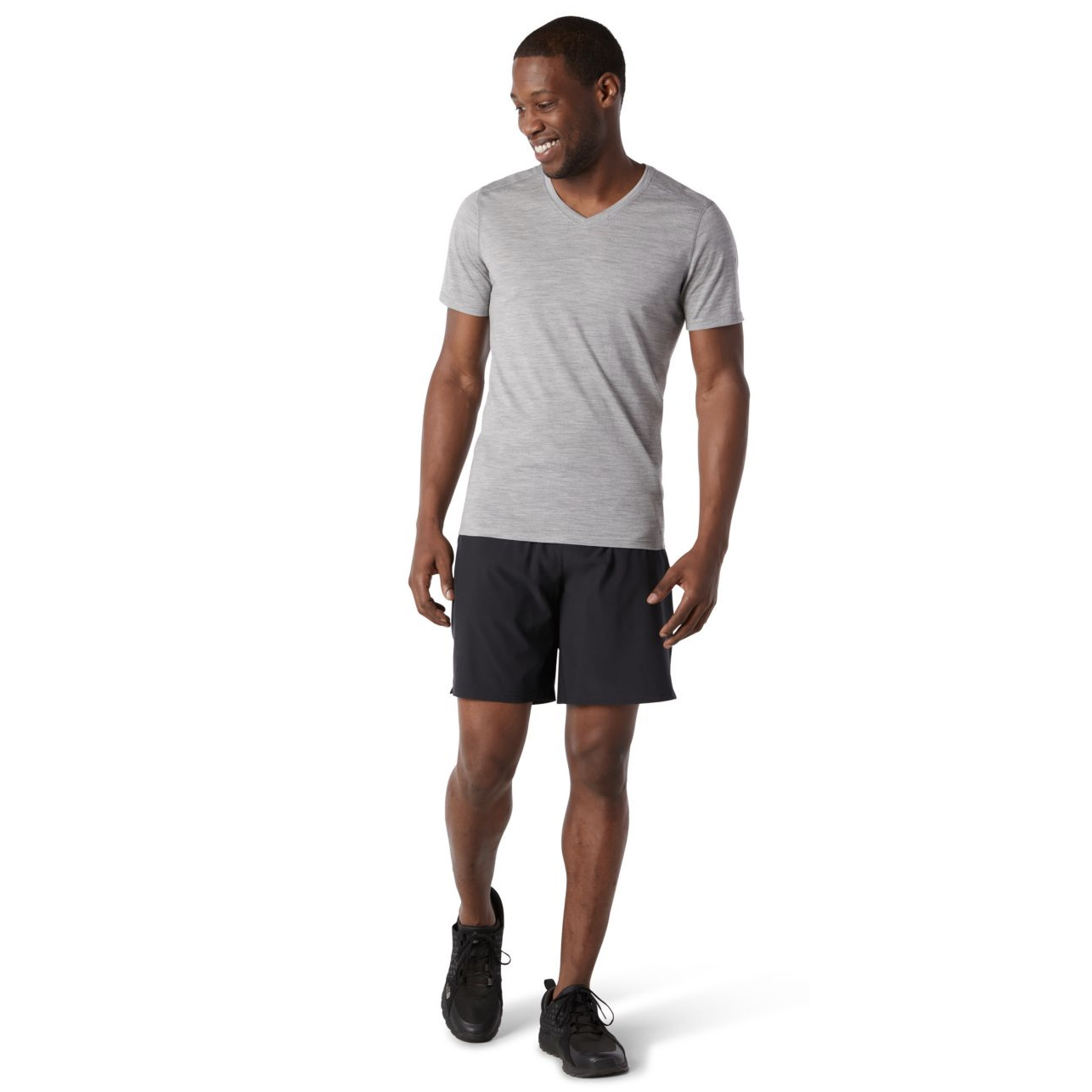 Homme Merino 150 Short Sleeve V-Neck Tee-Smartwool-Bearco.fr