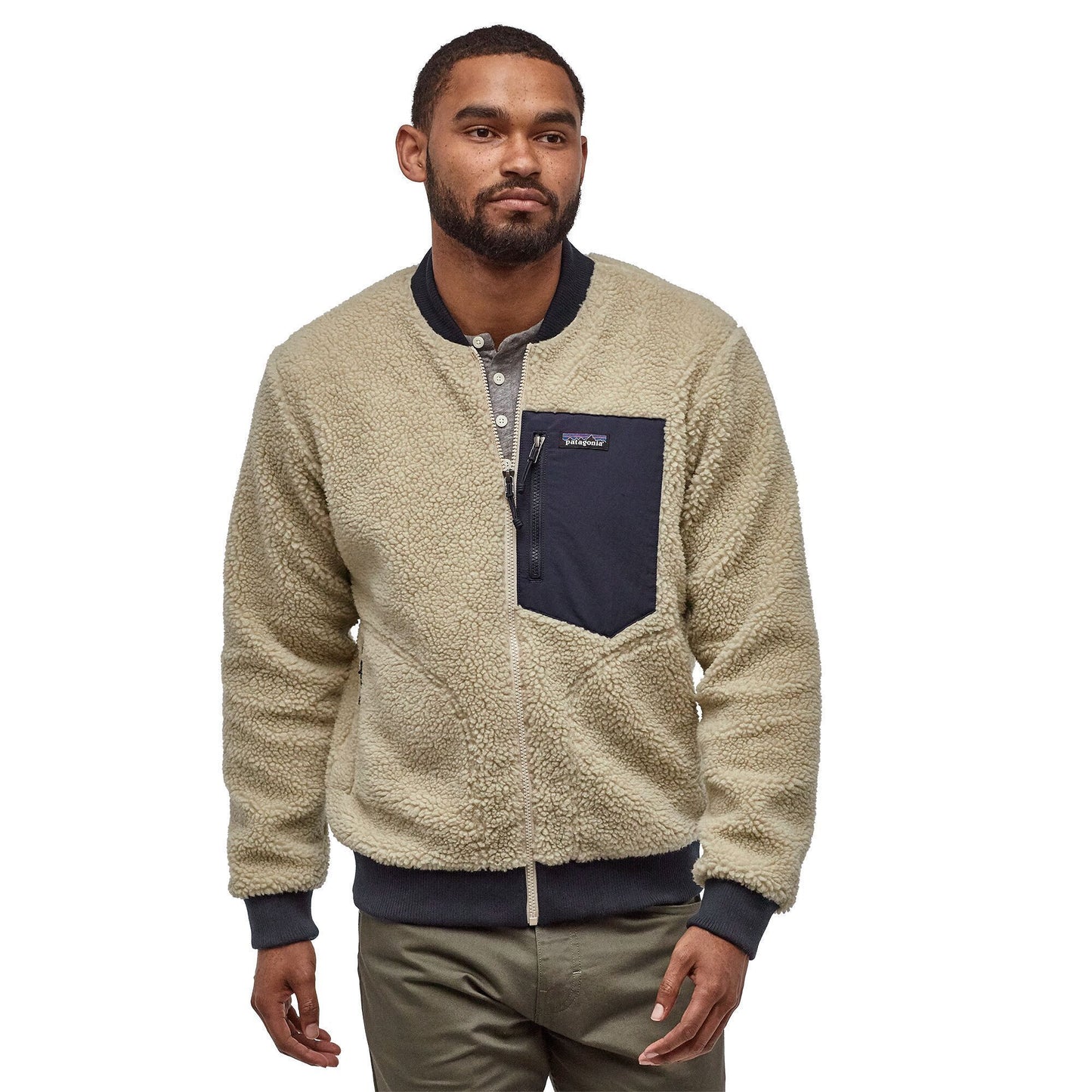 Homme Retro-X™ Fleece Bomber Jacket-Patagonia-Bearco.fr
