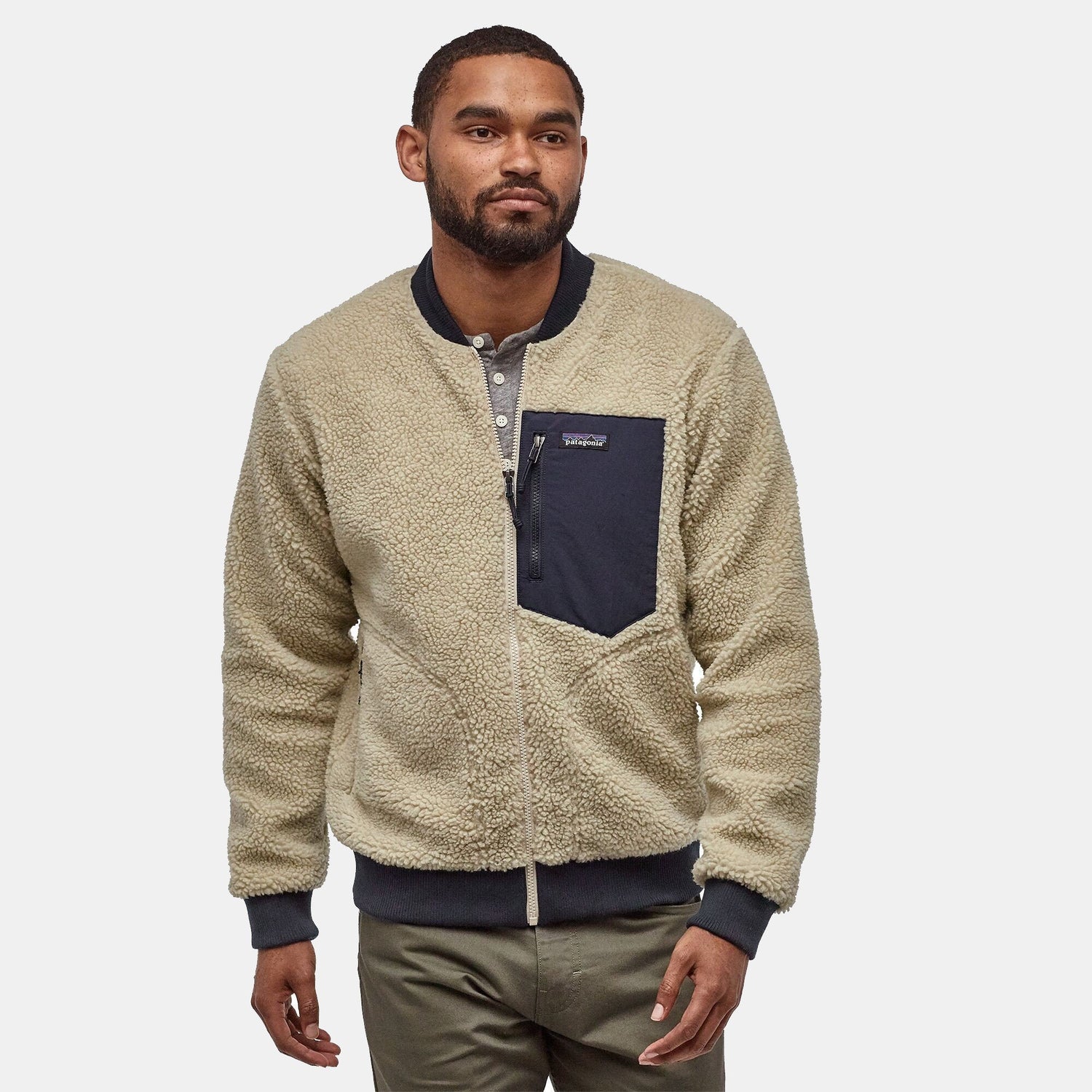 Homme Retro-X™ Fleece Bomber Jacket-Patagonia-Bearco.fr