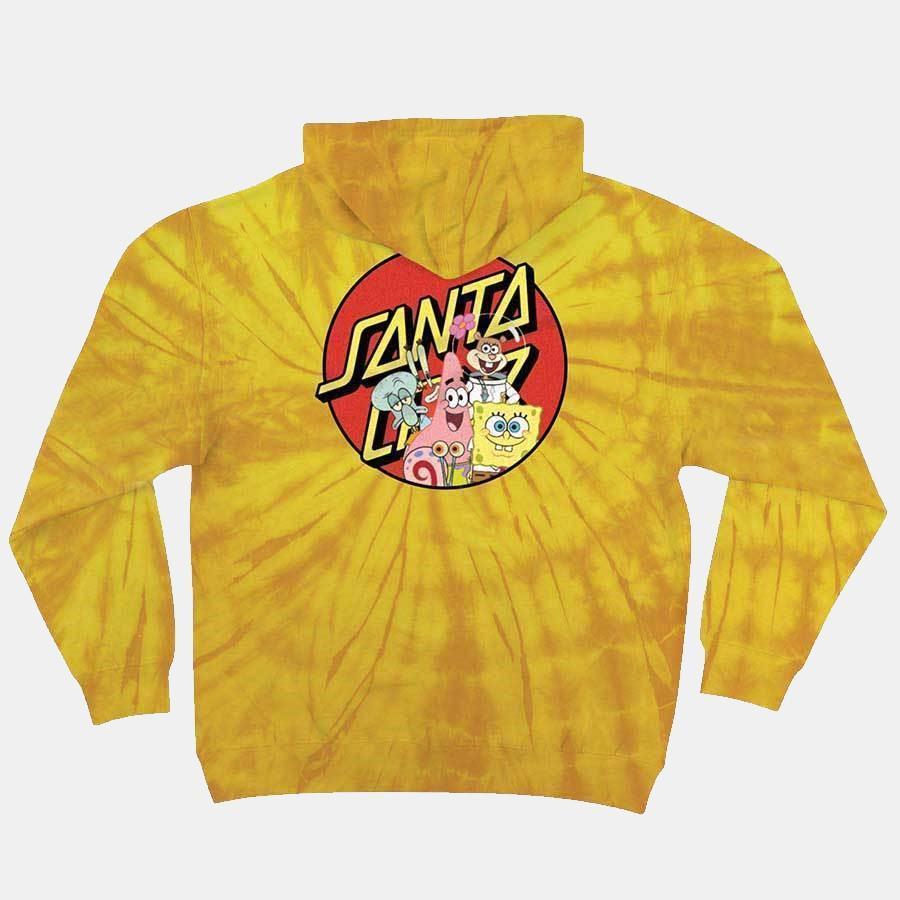 Homme Santa Cruz X SpongeBob Hoodie-Santa Cruz-Bearco.fr