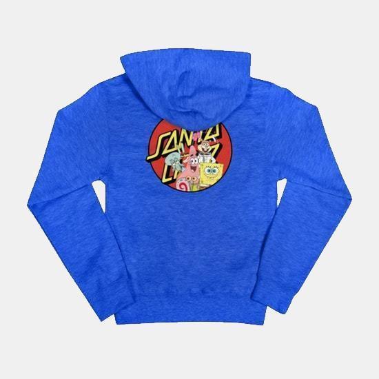 Homme Santa Cruz X SpongeBob Hoodie-Santa Cruz-Bearco.fr