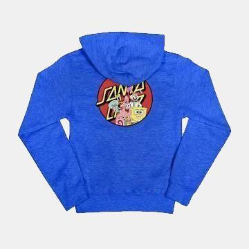 Homme Santa Cruz X SpongeBob Hoody Midwight-Santa Cruz-Bearco.fr