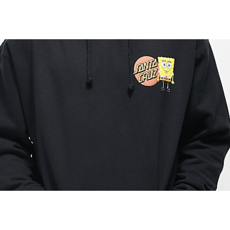 Homme Santa Cruz X SpongeBob Hoody Midwight-Santa Cruz-Bearco.fr