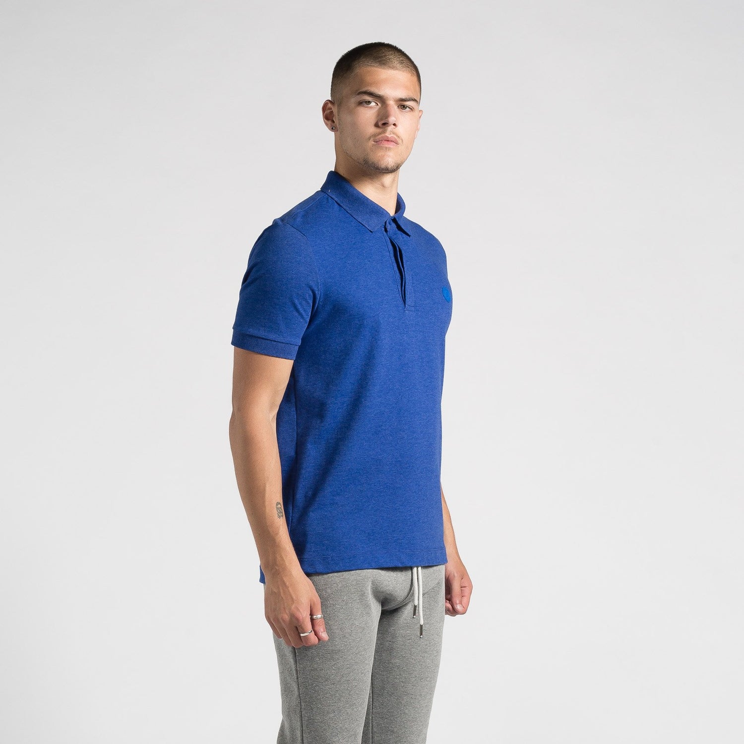 Polo Bleu Supreme marl-Sweet Pants-Bearco.fr