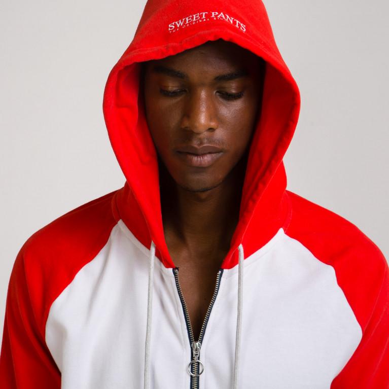 Homme/Femme Raglan Blanc