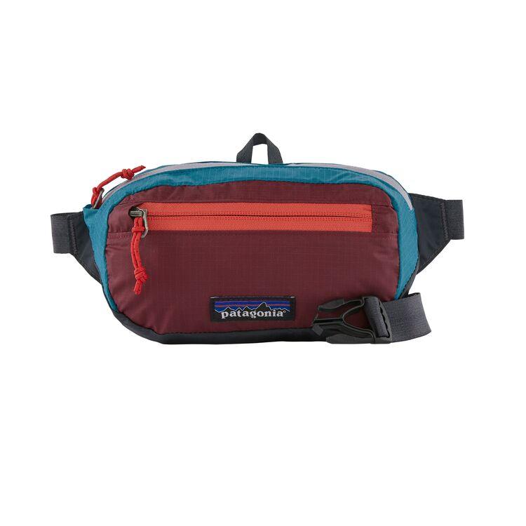 Ultralight Black Hole Mini Hip Pack 1L Patchwork/Roamer Red-Patagonia-Bearco.fr